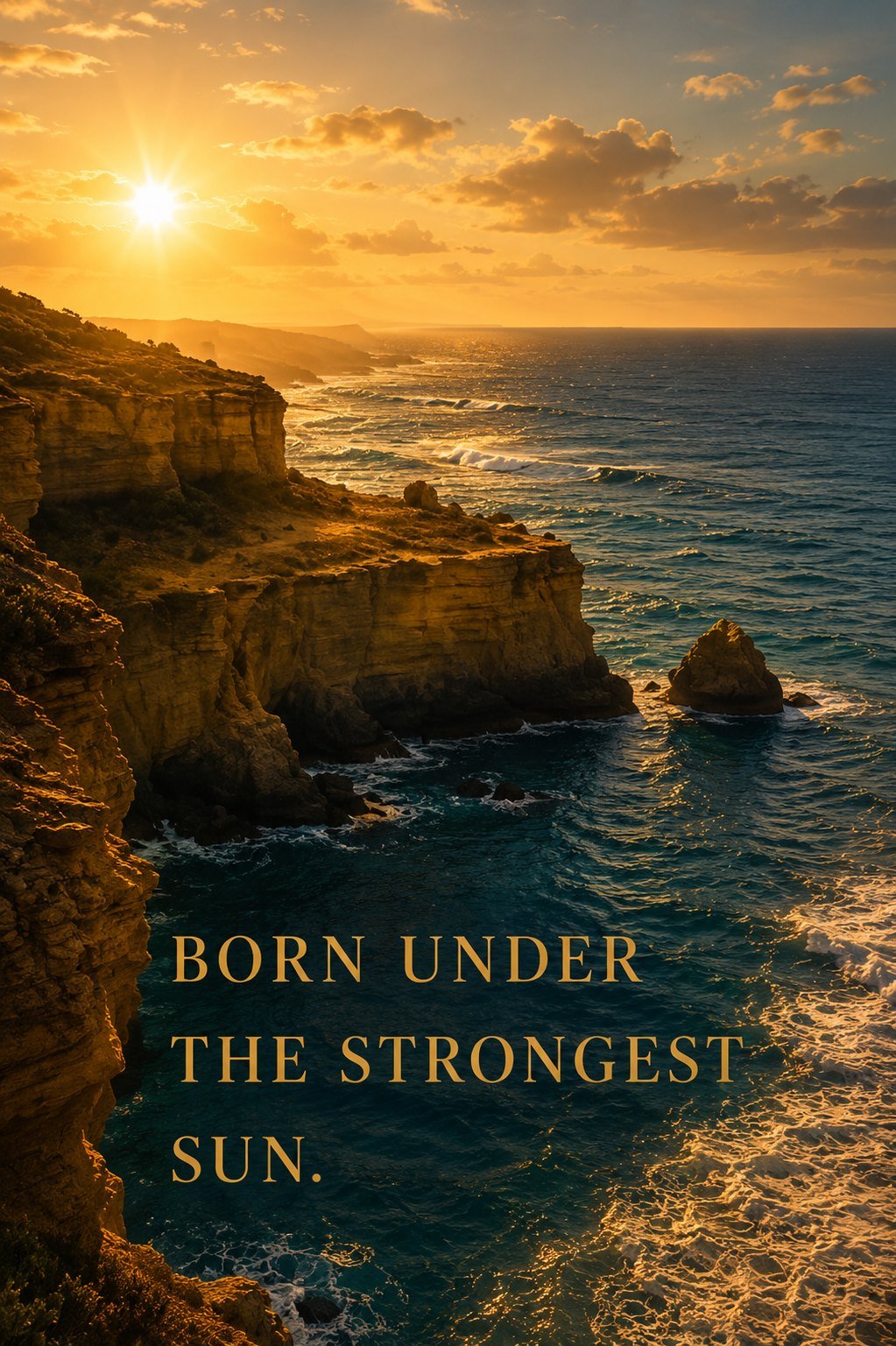 Born under the strongest sun: Australian sea cliffs